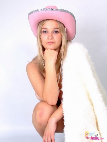 PHOTO | h cup holly cowgirl 11 366x484 - Busty teen H Cup Holly's boobs may break her horses back