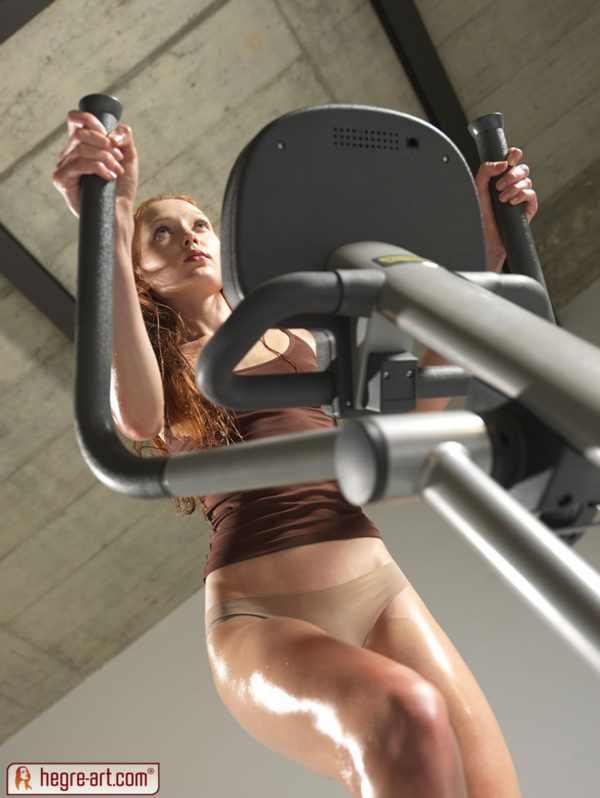 PHOTO | 03 344 600x798 - Redhead Wet and Sexy Gymnastics