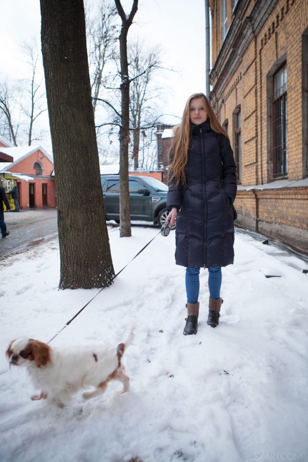 PHOTO | 00 253 600x900 - Silky Black Dress And Hairy Pussy